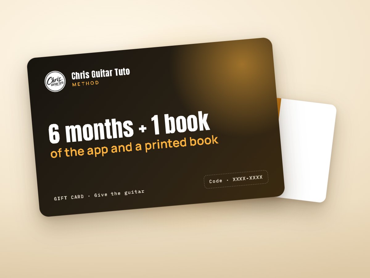 The gift card · 6 months + 1 book