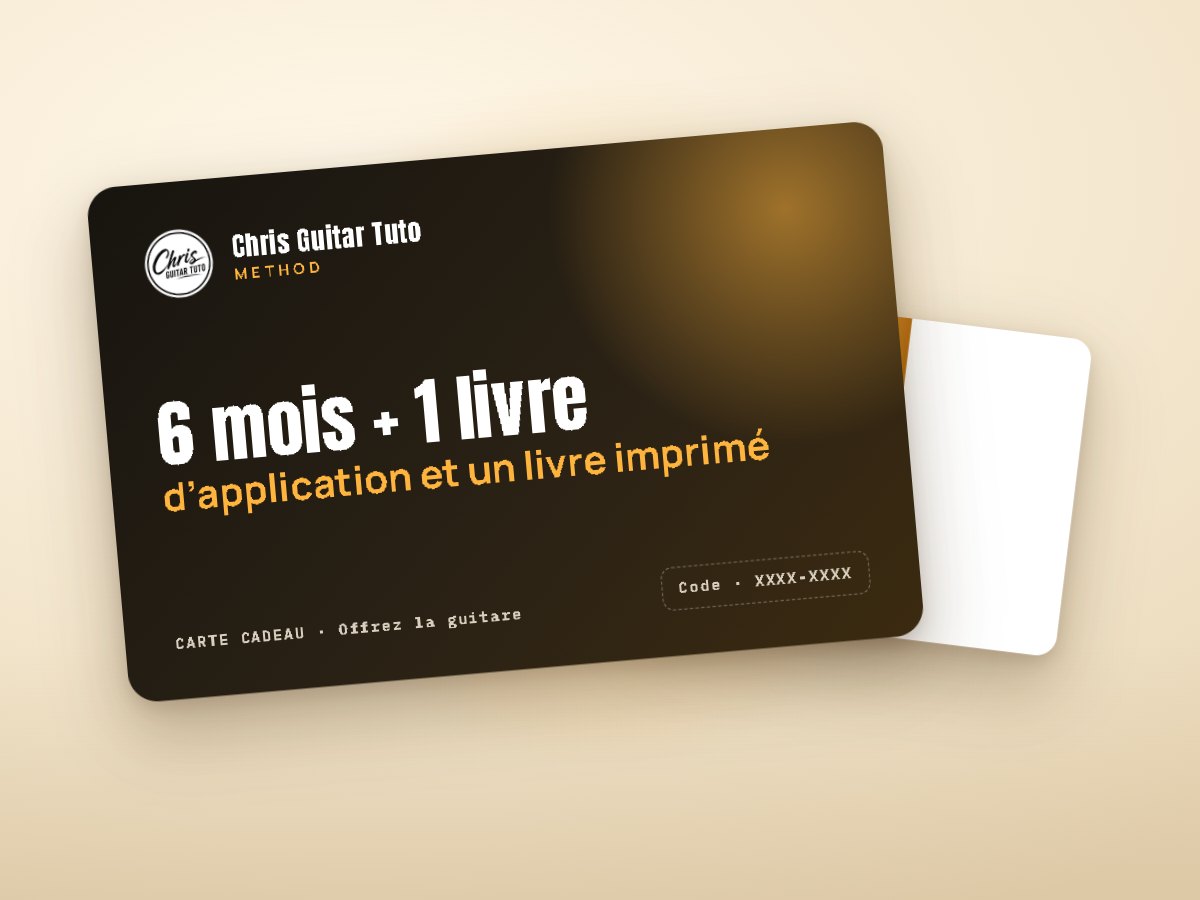La carte cadeau · 6 mois + 1 livre