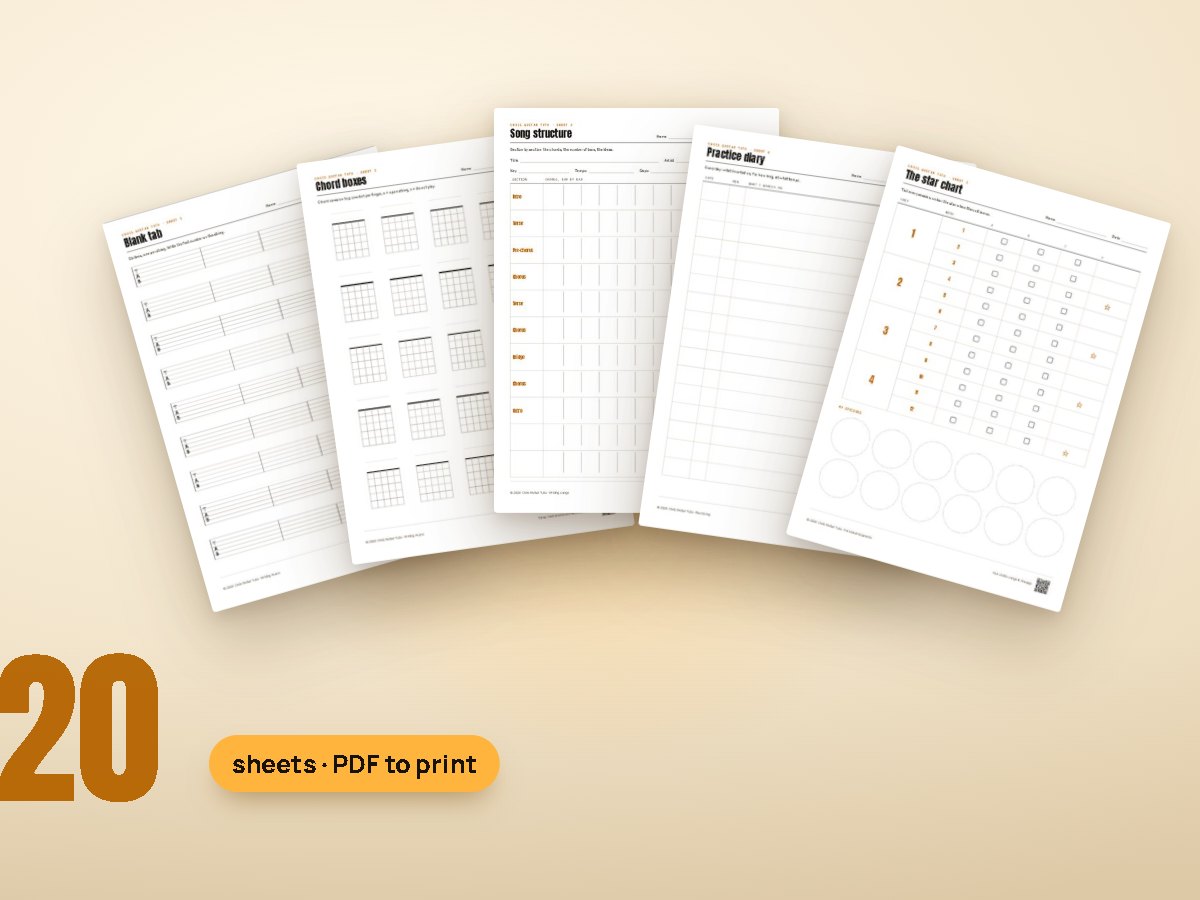The full pack: 20 sheets